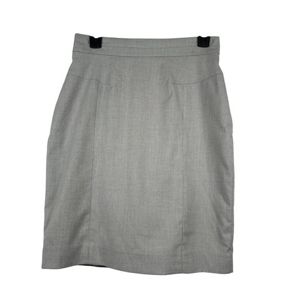 H&M Dresses & Skirts - H&M Grey Micro Check High Waist Pencil Skirt Size 8 Professional Workwear Office